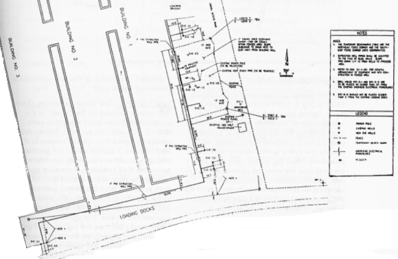 Figure 6. SVE System Site Layout