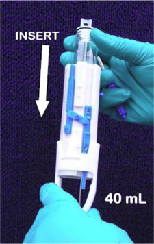 Figure 2. Loading Snap Sampler (Source: ITRC 2007)